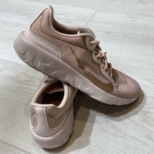Rose Gold Nike Running Shoes